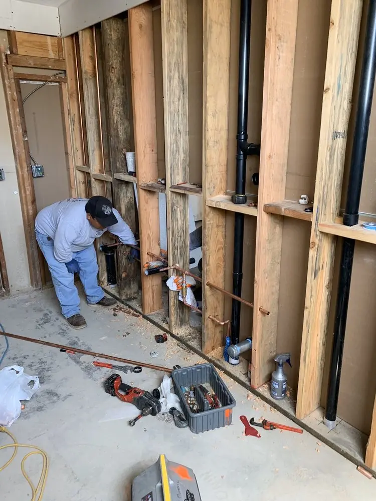Commercial rough-in plumbing for Water Heater Replacement in Chickahominy